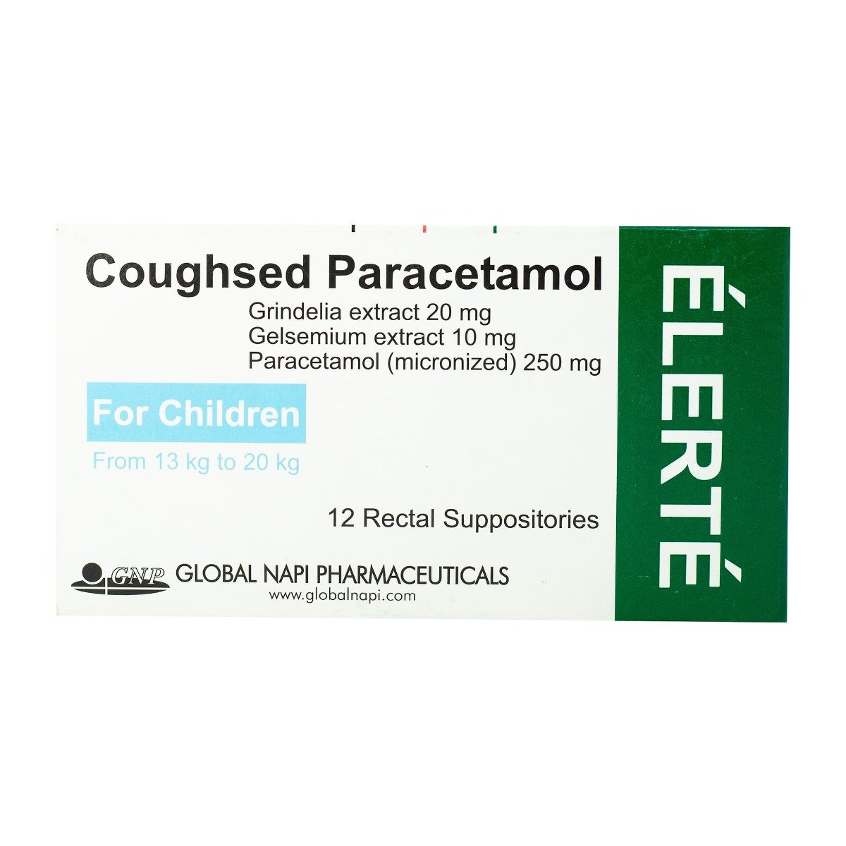 Coughsed Paracetamol Children - 12 Suppositories