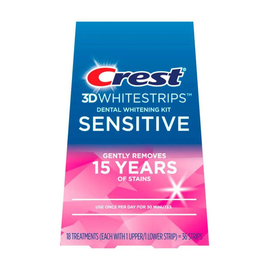 Crest 3D White Strips Sensitive Dental Whitening Kit - 36 Strips