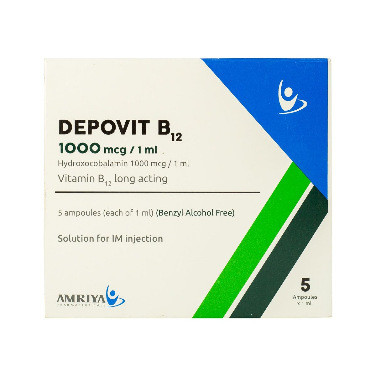 Depovit B12 1000 mcg-ml - 5 Ampoules