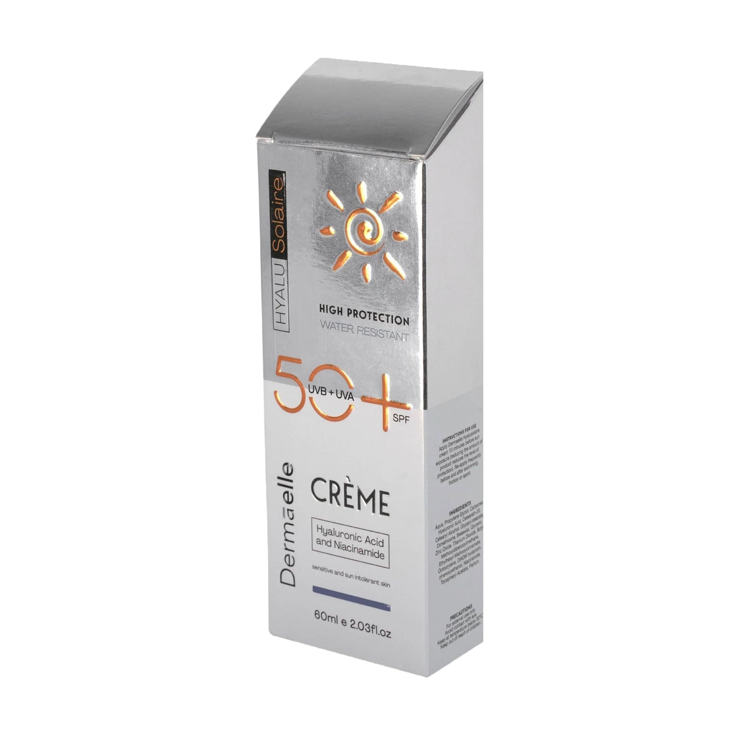 Dermaelle Hyalu Solaire Spf 50+ Creme - 60ml