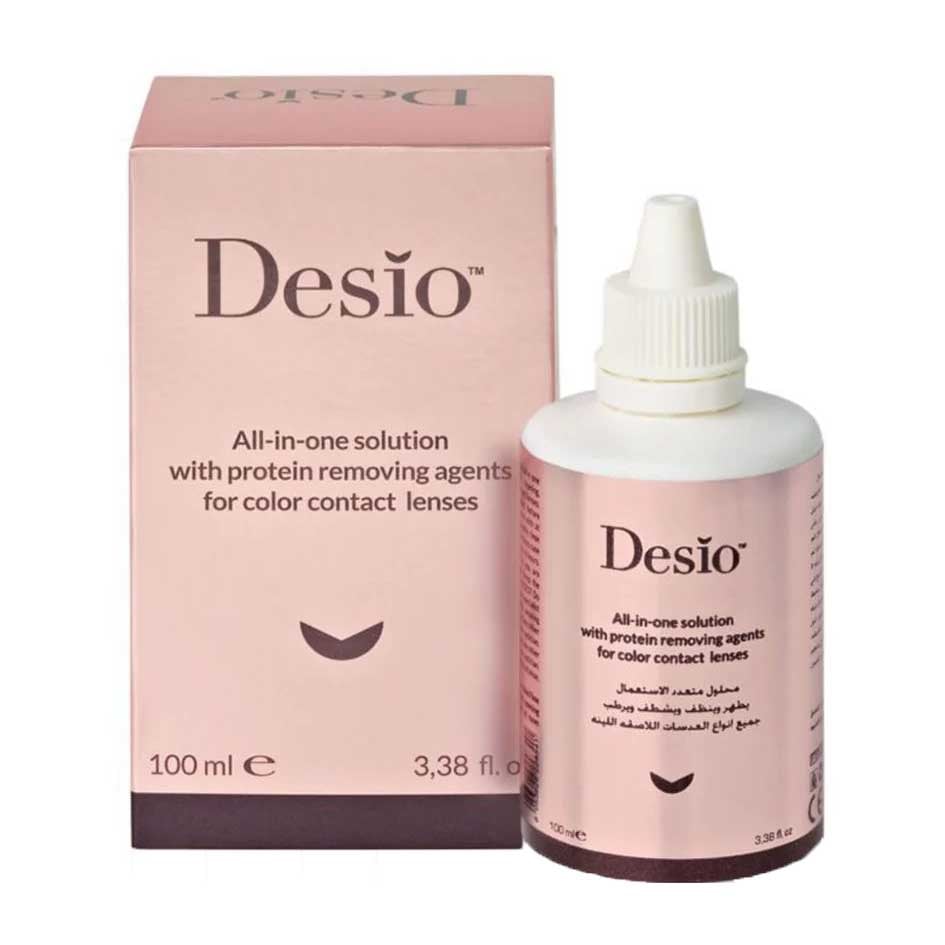 Desio All In One Solution For Color Contact Lenses - 100ml