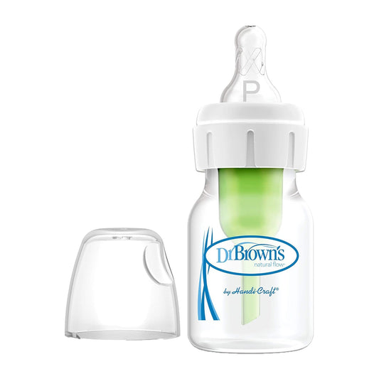 Dr. Brown’s Natural Flow Anti-Colic Narrow Preemie Flow Baby Bottle (0m+) - 60ml