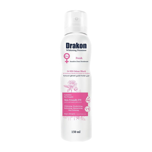 Drakon Whitening Deosense Fresh Deodorant Spray - 150ml