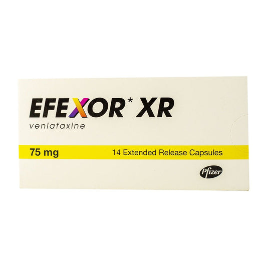 Efexor XR 75 mg - 14 Capsules