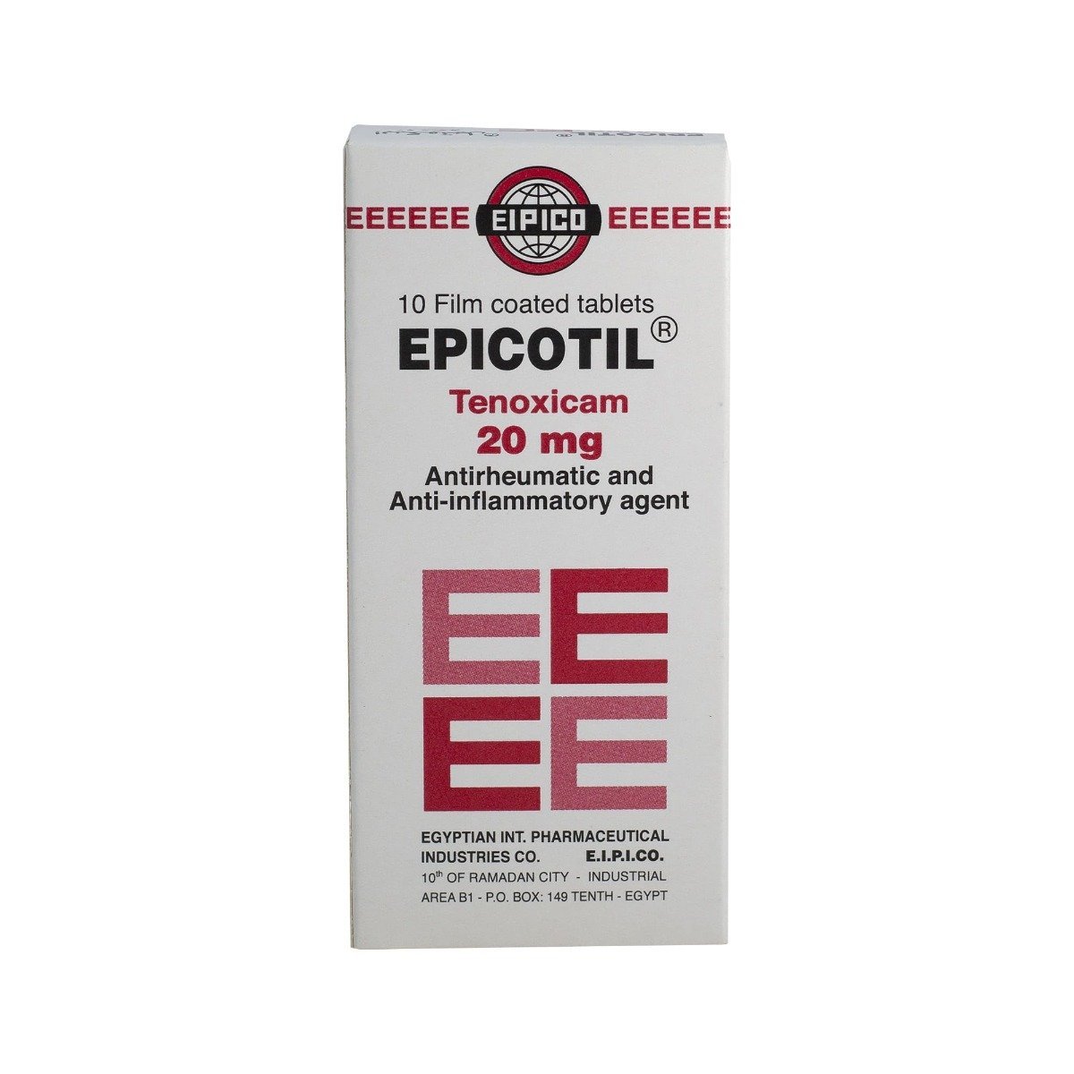 Epicotil 20 mg - 10 Tablets
