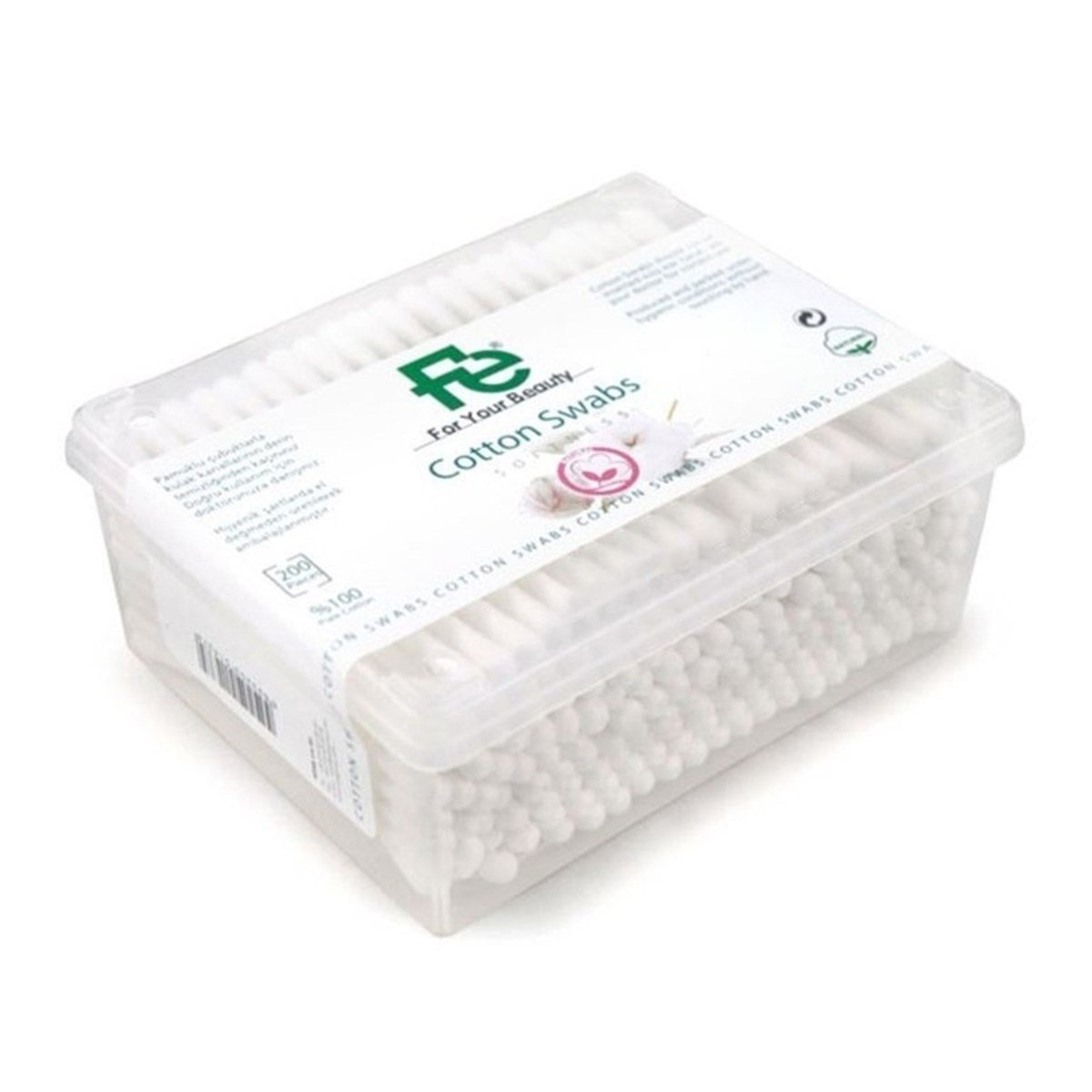 Fe Cotton Swabs Softness 200 Pcs