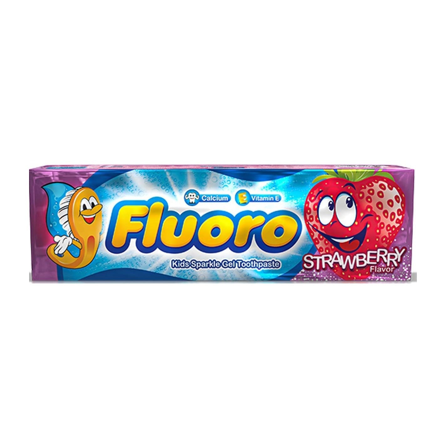 Fluoro Kids Strawberry Gel Toothpaste - 50gm