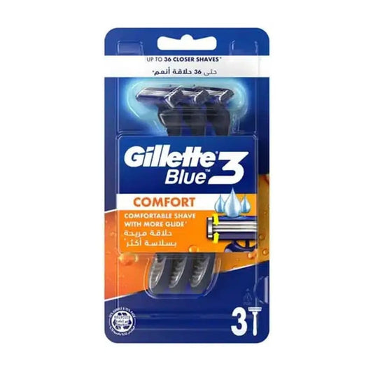 Gillette Blue3 Comfort Razors - 3 Pcs
