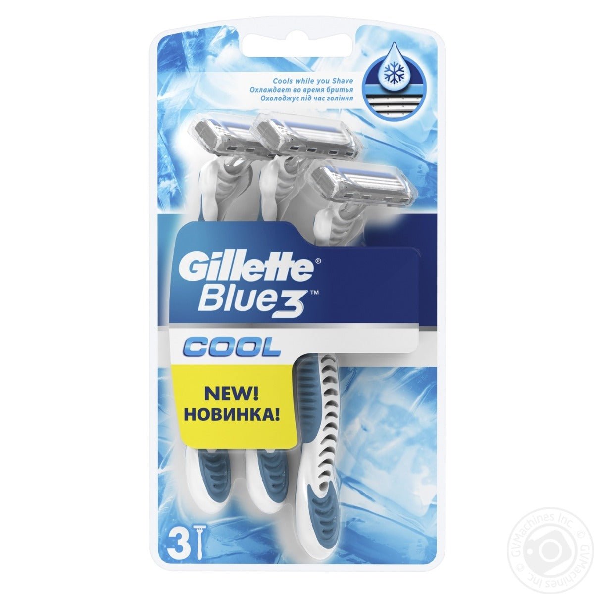 Gillette Blue 3 Cool Razor