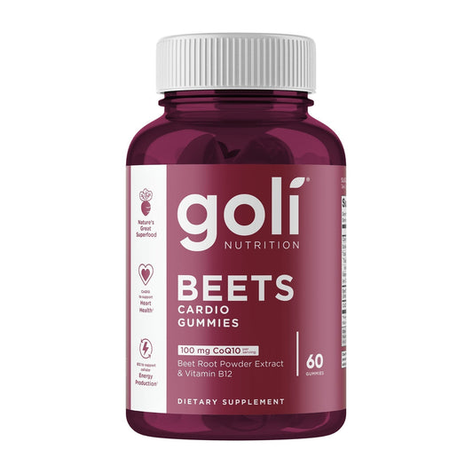 Goli Nutrition Beets Cardio Gummies - 60 Gummies