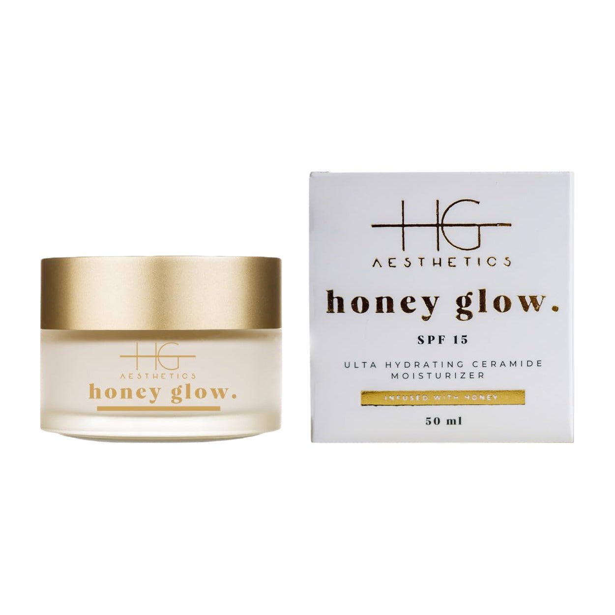 HG Aesthetics Honey Glow SPF 15 Moisturizer Cream - 50ml