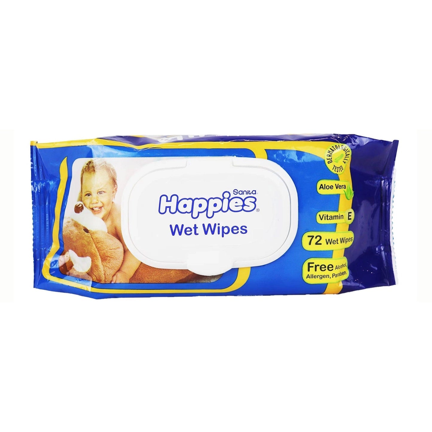 Happies Baby Wet Wipes - 72 Wipes