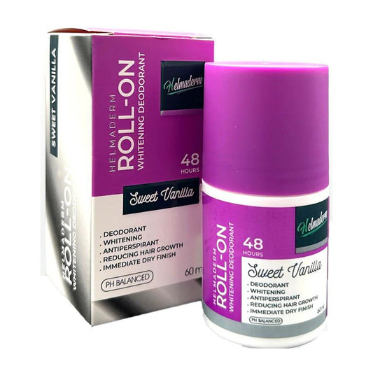 Helmaderm Sweet Vanilla Whitening 48h Roll On Deodorant - 60ml