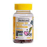 Herbaland Vegan D3 and B12 Gummies For Adults - 60 Gummies
