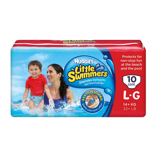 Huggies Little Swimmers Large Swim Pants Diaper 14 Kg - 10 Count
