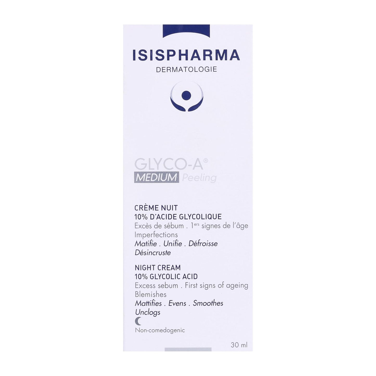 Isis Pharma Glyco Medium Peeling 10% Glycolic Acid Cream - 30ml