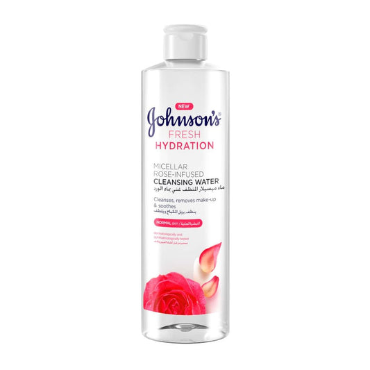 Johnson's Fresh Hydration Rose Cleansing Micellar Water - 400ml