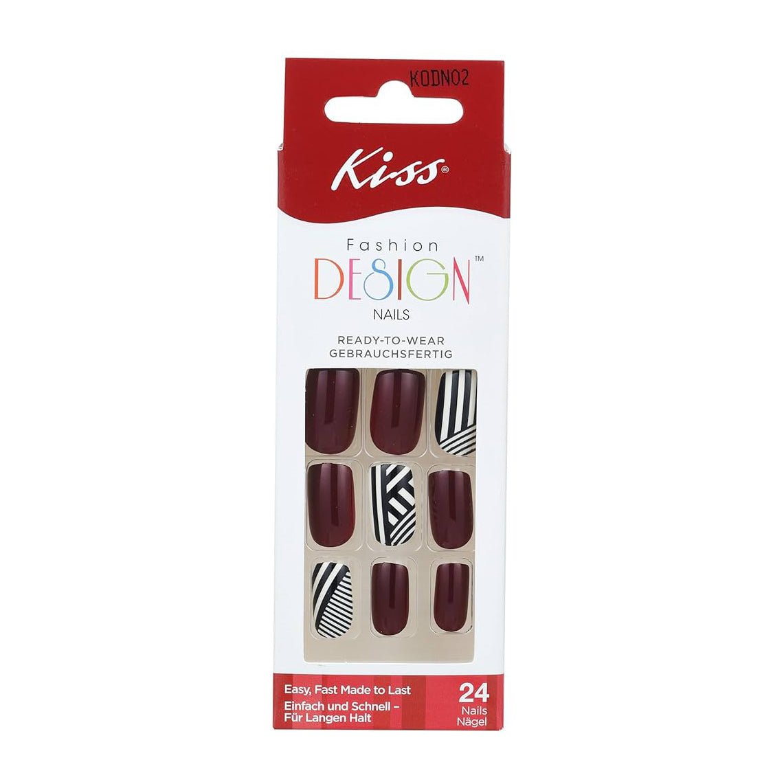 Kiss Fashion Design Bye Boy Nails - Kodn02