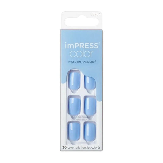 Kiss Impress Color 015 Baby Why So Blue Nails - 83754