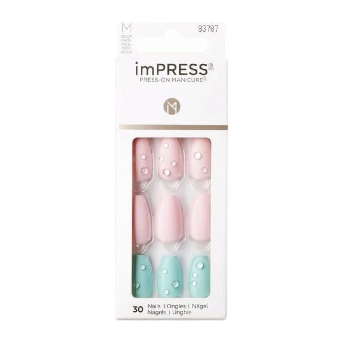 Kiss Impress Medium Dew Drop Nails - 83787
