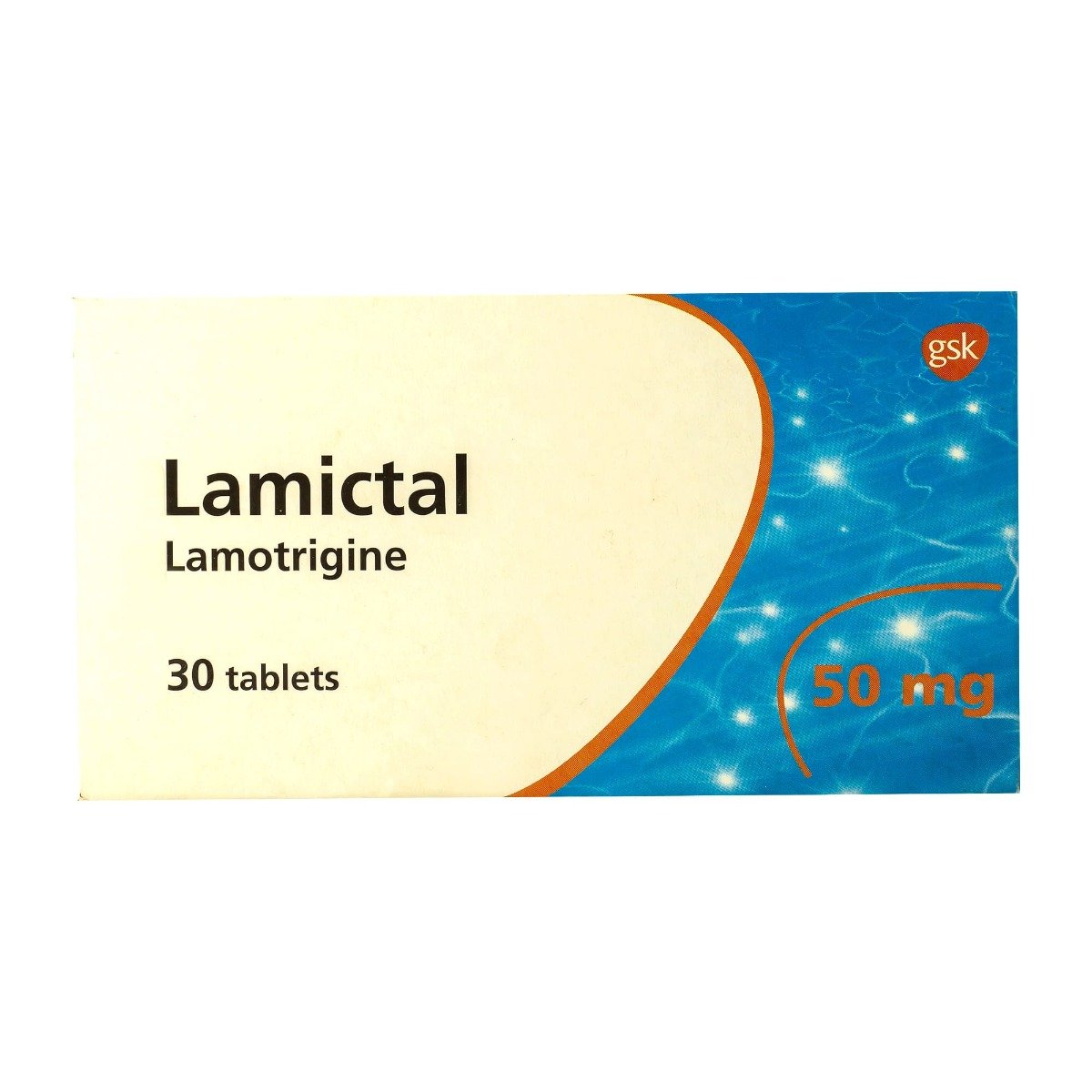 Lamictal 50 mg  - 30 Tablets
