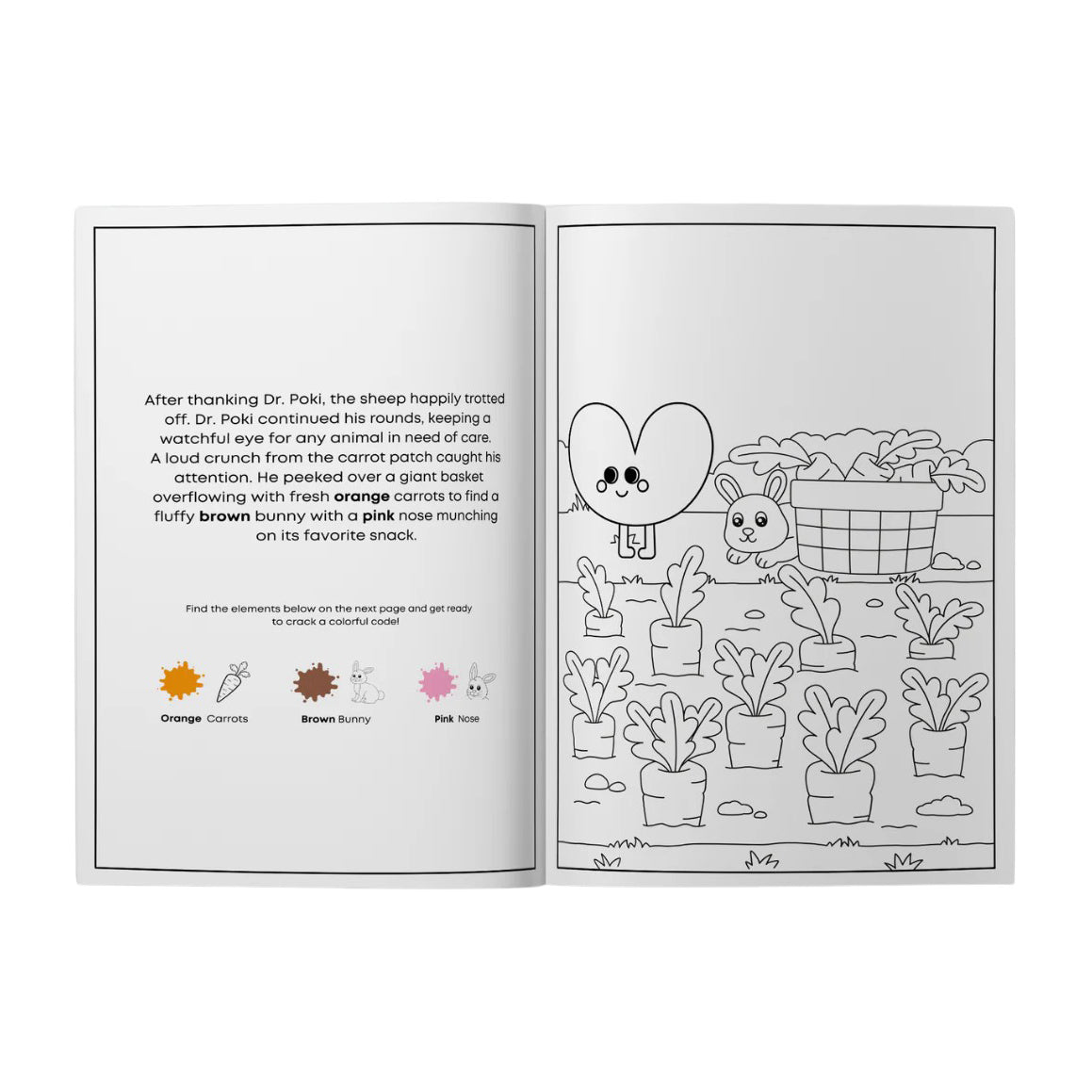 Lanalou Pokis Day At The Farm Coloring Storybook
