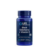 Life Extension Black Elderberry + Vitamin C (60 Veg Capsules)