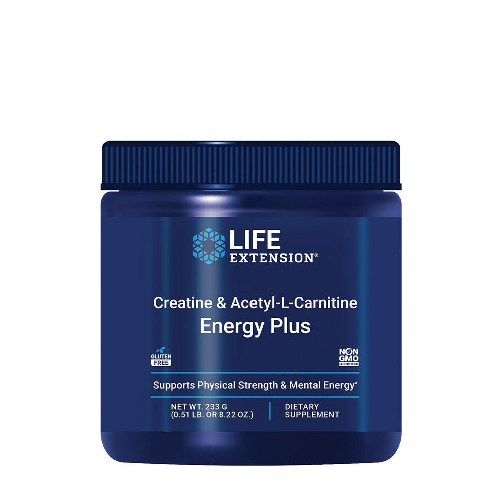 Life Extension Creatine & Acetyl-L-Carnitine Energy Plus (233 g)