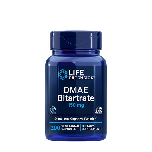Life Extension DMAE Bitartrate (200 Veg Capsules)
