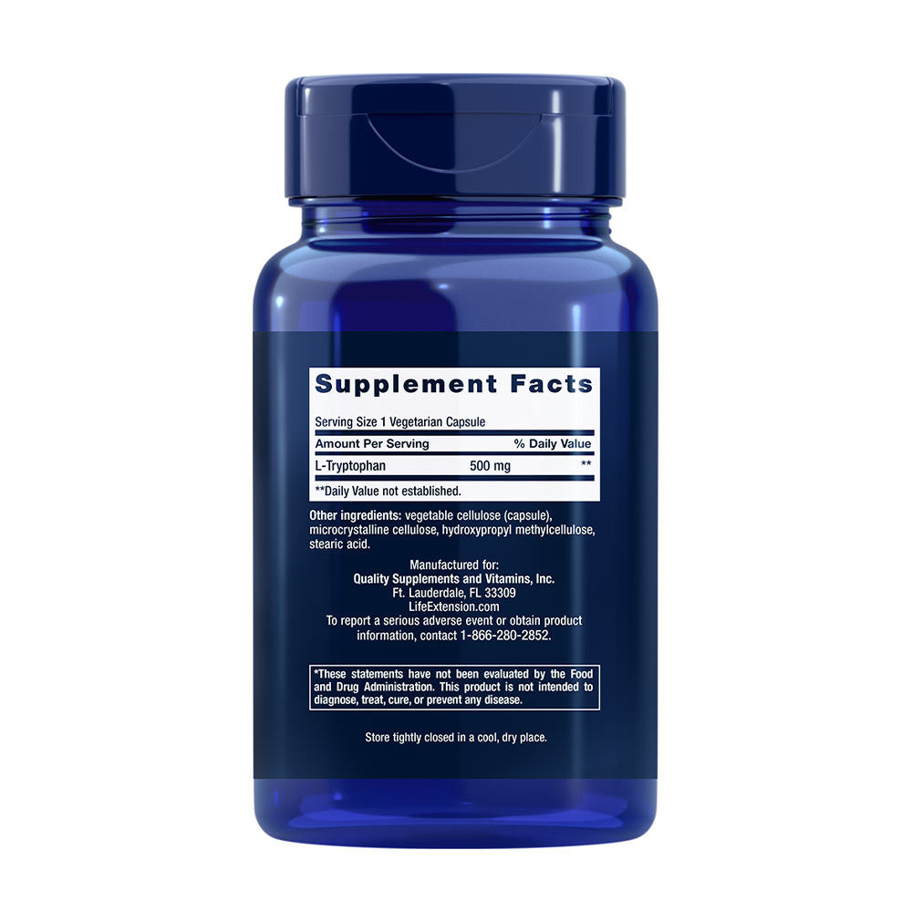 Life Extension L-Tryptophan (90 Veg Capsules)