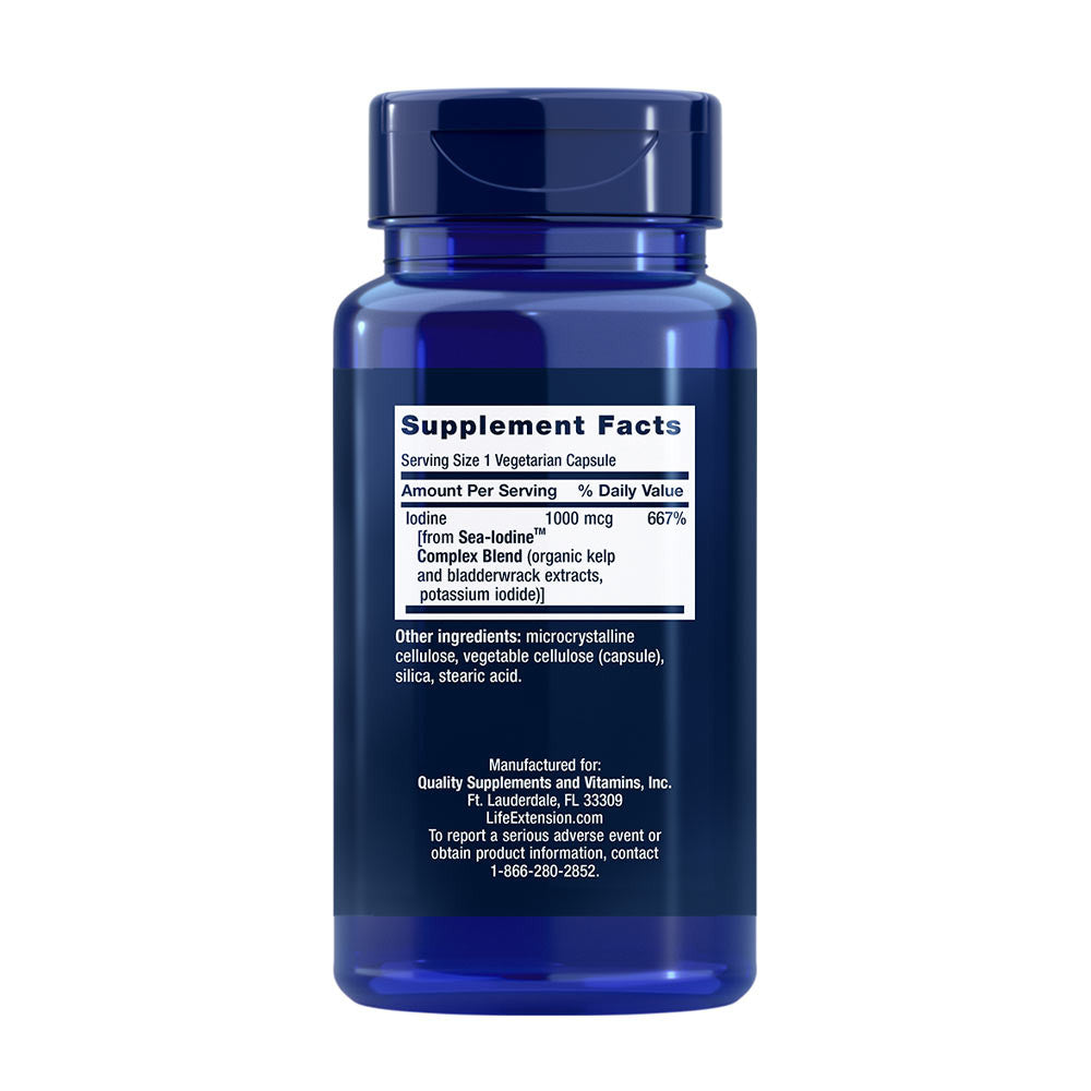 Life Extension Sea-Iodine 1000 mcg  (60 Veg Capsules)