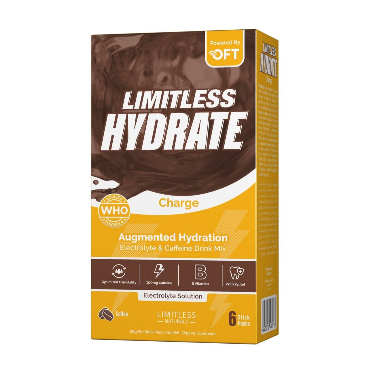 Limitless Hydrate Charge Coffee Sticks - 6 Sticks