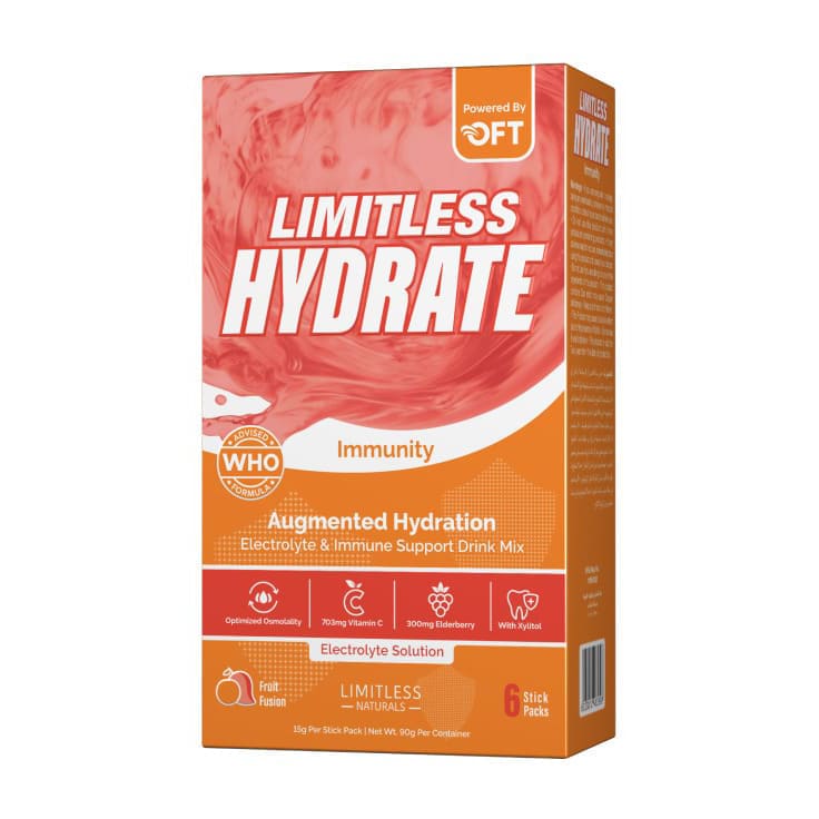 Limitless Hydrate Immunity Fruit Fusion Sticks - 6 Sticks