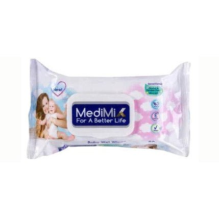 Medimix Baby Wet Wipes - 80Pcs