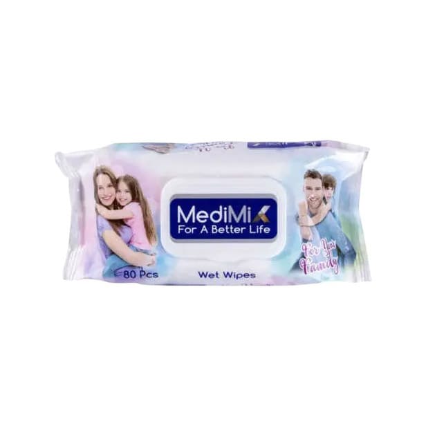 Medimix Family Wet Wipes - 80Pcs
