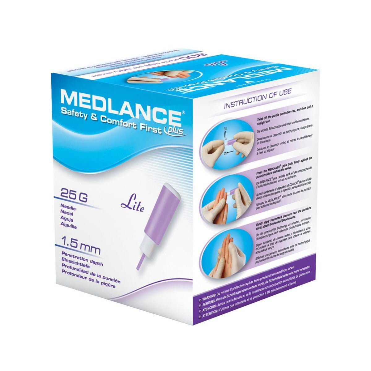 Medlance Plus Lancet 25G