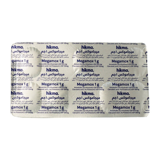 Megamox 1 gm - 14 Tablets