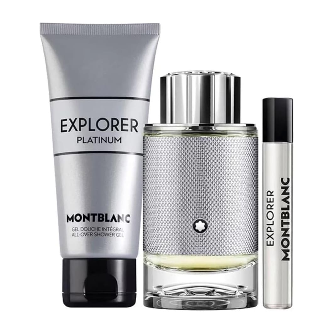 Montblanc Explorer Platinum EDP For Men Gift Set