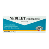 Nebilet 5 mg - 14 Tablets
