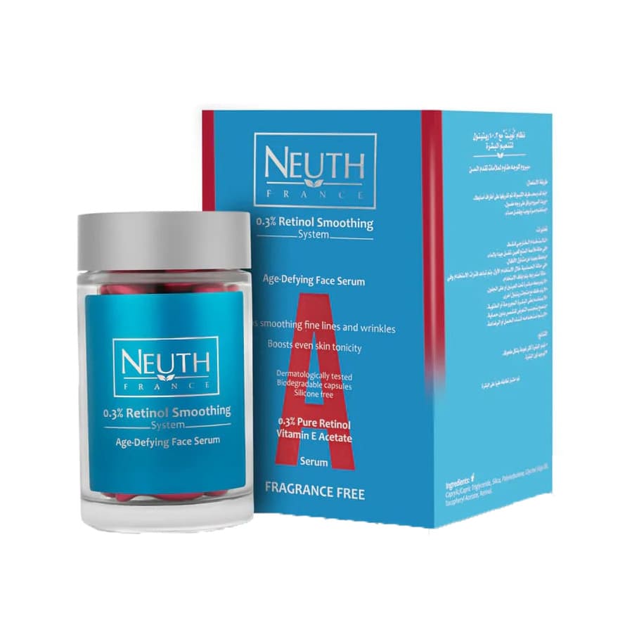 Neuth 0.3%Retinol smoothing system Age-Defying Face serum - 50 capsules