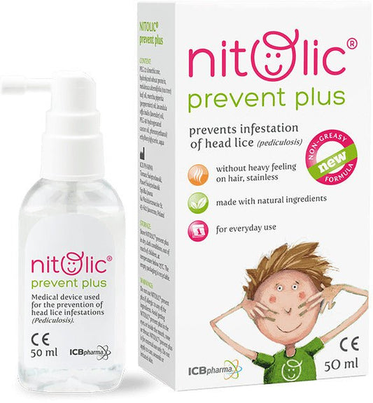 Nitolic Prevent Plus Lice Spray- 50ml