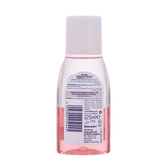 Nivea Natural Fairness Eye Makeup Remover - 125ml
