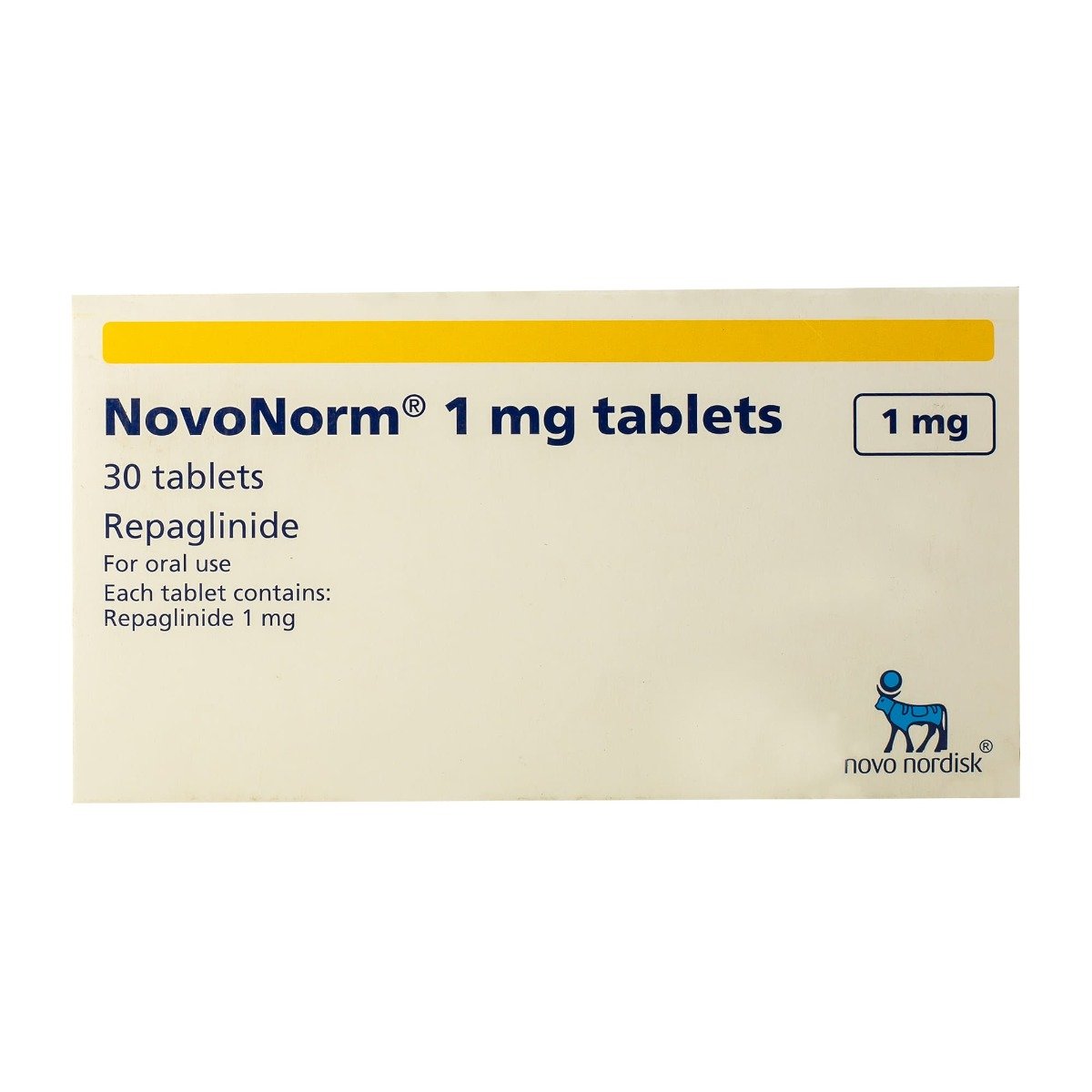 Novonorm 1 mg - 30 Tablets