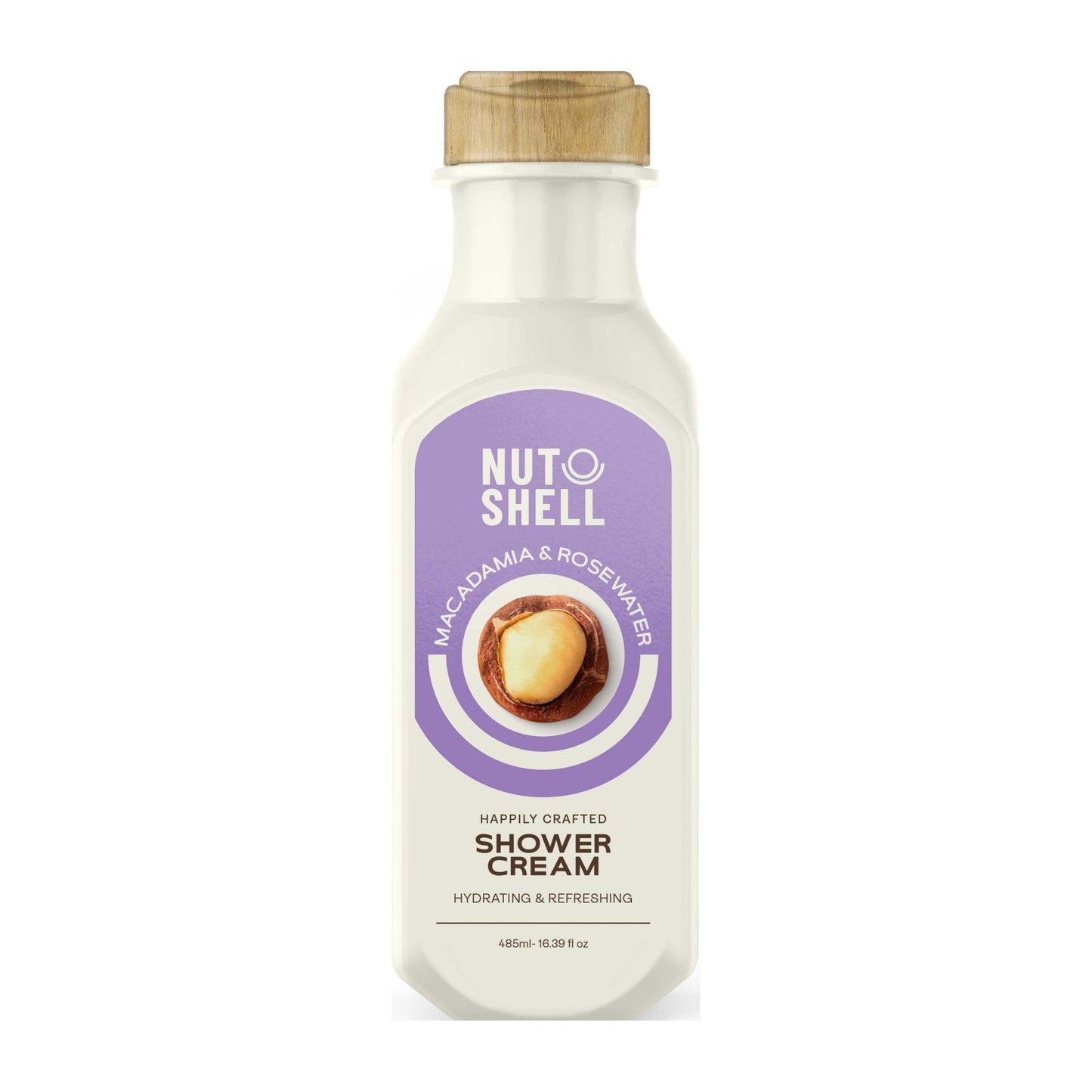 Nutshell Macadamia Rose Water Shower Cream - 485ml