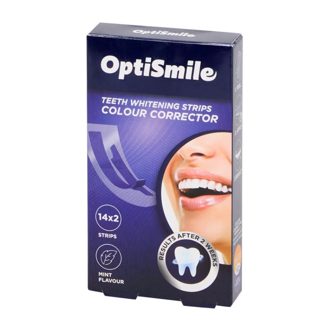 OptiSmile Teeth Whitening Colour Corrector Strips - 14 Strips