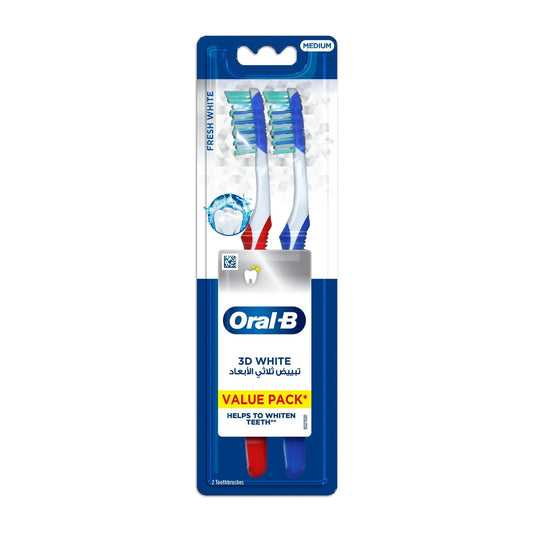 Oral-B 3D White Fresh Manual Toothbrush - Medium