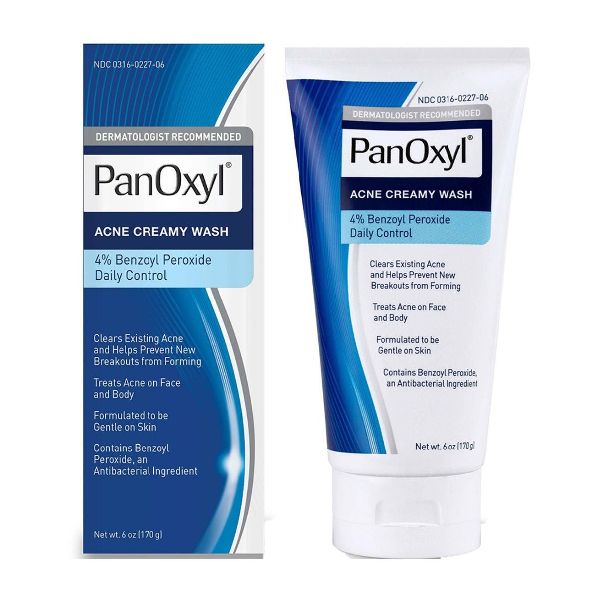 Panoxyl Acne Creamy Wash Daily Control - 170gm