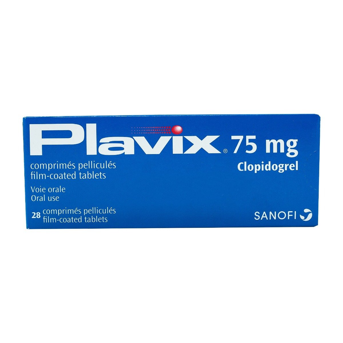 Plavix 75 mg - 28 Tablets