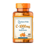 Puritan's Pride Vitamin C-1000 mg with Bioflavonoids and Rose Hips - 100 Caplets