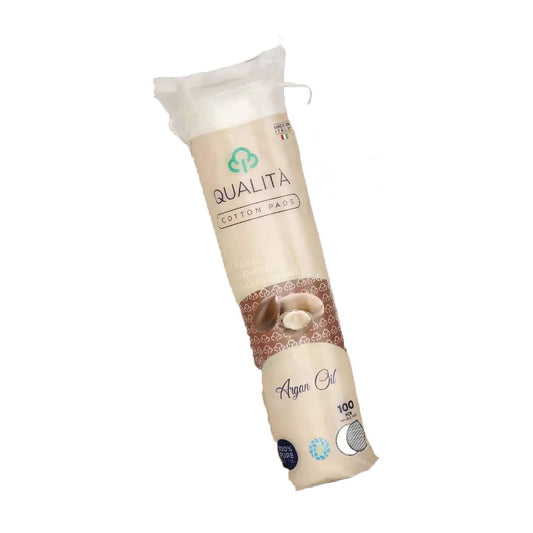 Qualita Cotton Pads Argan Oil Double Face - 100Pcs